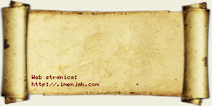 Jana Grbović vizit kartica